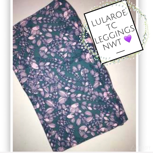LuLaRoe Pants - 💜Pretty Teal/Purple #Floral TC #Leggings #LuLaRoe
